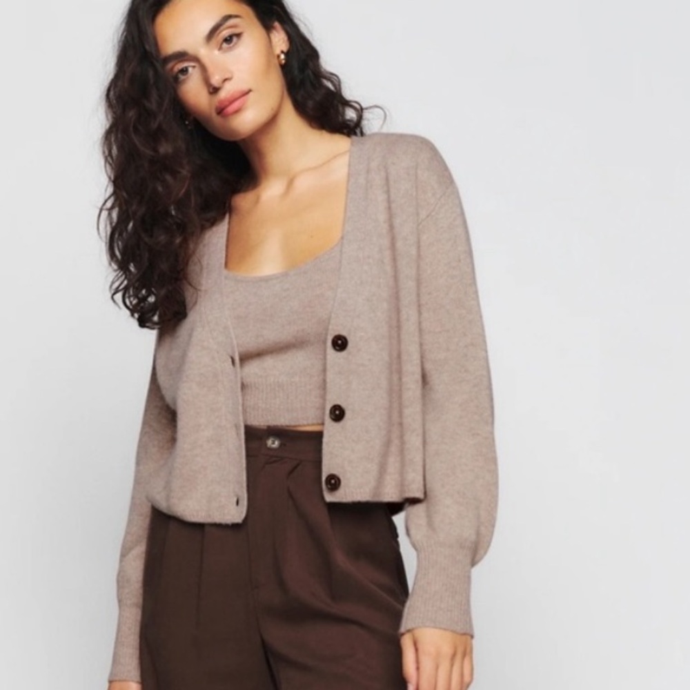 Reformation varenne sweater set